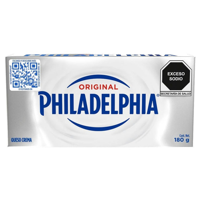 Queso Crema Philadelphia Barra 180G Mdlz