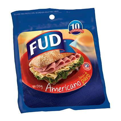 Jamón Americano de Pavo FUD 170 g