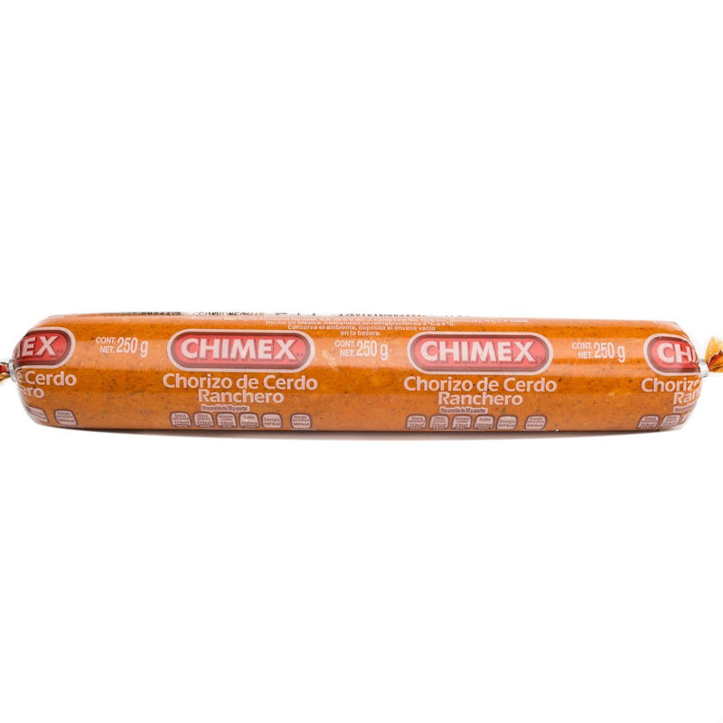 Chorizo De Cerdo Ranchero Chimex 250 g