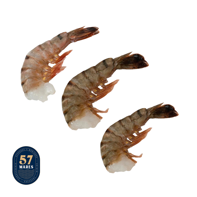 Camarón  U12 crudo entero 57 Mares 1 kg
