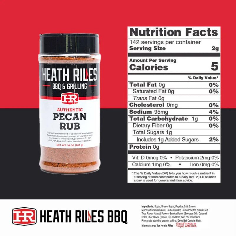 Pecan Rub Heath Riles 283 g