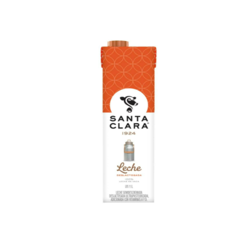 Leche Deslactosada Santa Clara 1 L