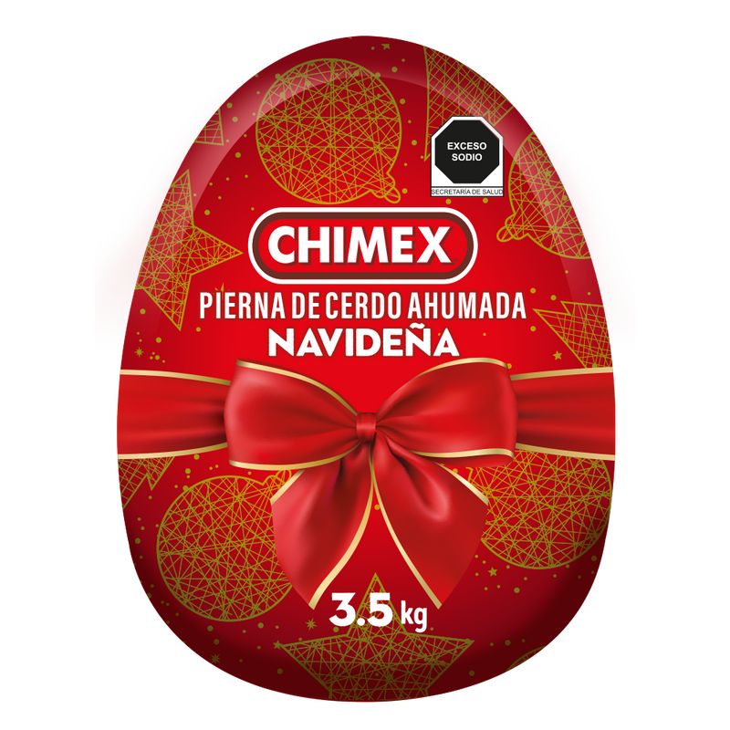 Pierna Navideña Ahumada Cerdo Chimex 3.5 kg