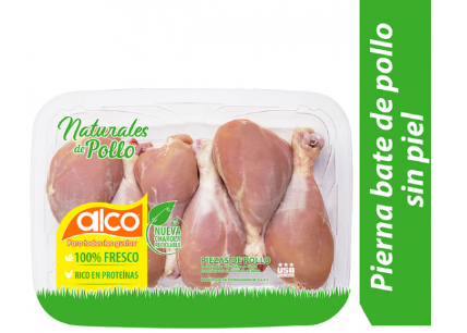 Pierna Bate De Pollo sin piel  Alco 700 g