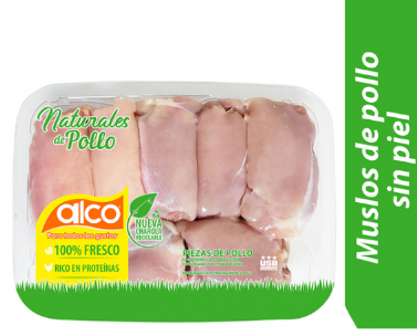 Muslo de pollo sin piel Alco 850 g